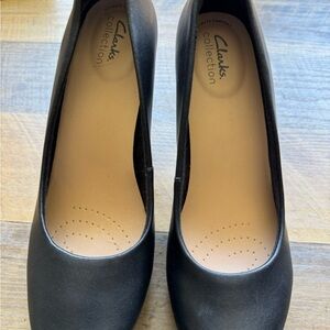 Clarks Women's Classic Black Heels